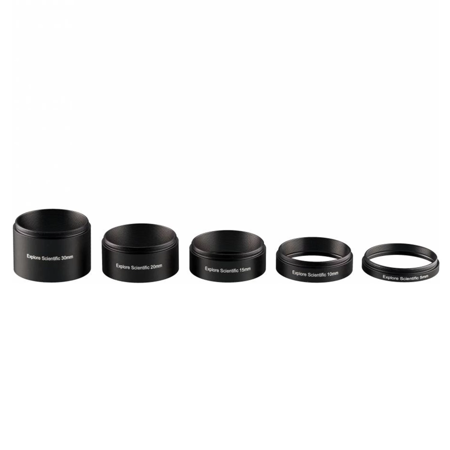 Explore Scientific Extension Ring Set M48x0.75 - 5 Pieces (30, 20, 15, 10 And 5 Mm) - Image 3