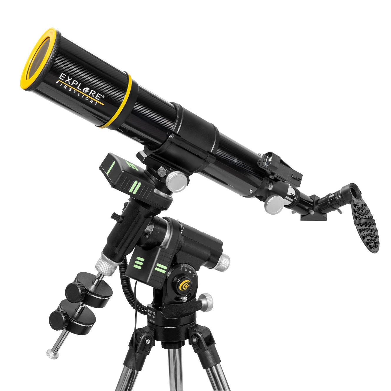 Explore FirstLight 80mm CF Telescope Go-To Tracker Combo With Solar Filter