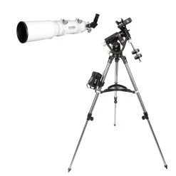 Explore FirstLight 102mm Doublet Refractor Telescope With IEXOS-100 PMC-Eight Equatorial Tracker System