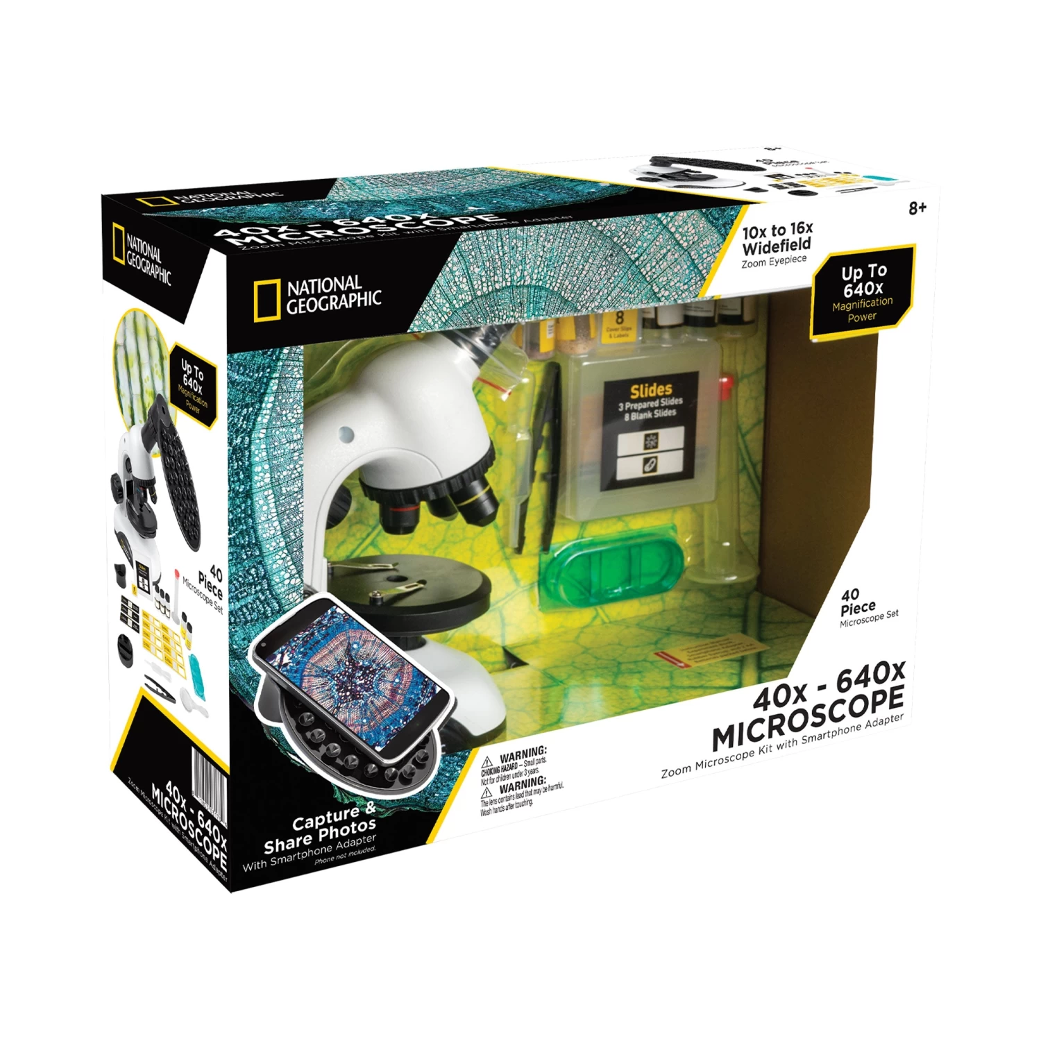 Certified Pre-Owned National Geographic 40x-640x Magnification Microscope With Smartphone Camera Adapter - Image 2