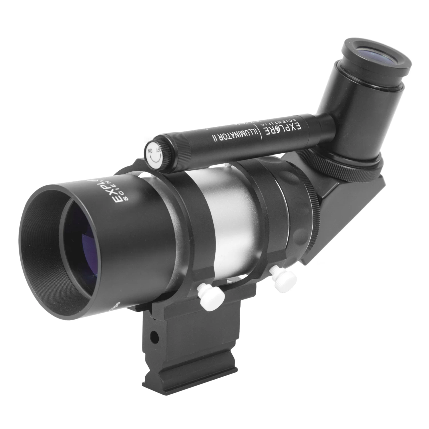 Explore Scientific 8x50 Illuminated Right Angle Polar Finder Scope With NEW Long Battery Life Illuminator II