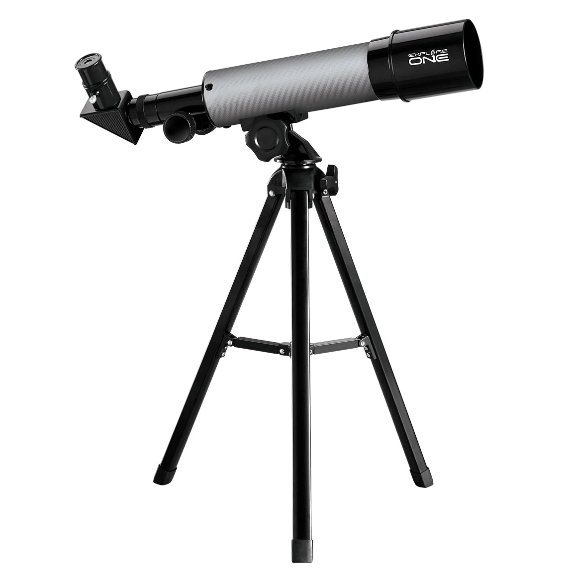 Explore One CF350 Silver Carbon Fiber Wrap 50mm AZ Mount Telescope - Image 2