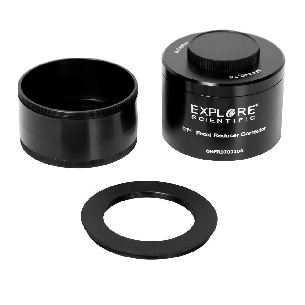 Explore Scientific 3" Field Flattener .7x Focal Reducer - FFFR507X-00 - Image 2