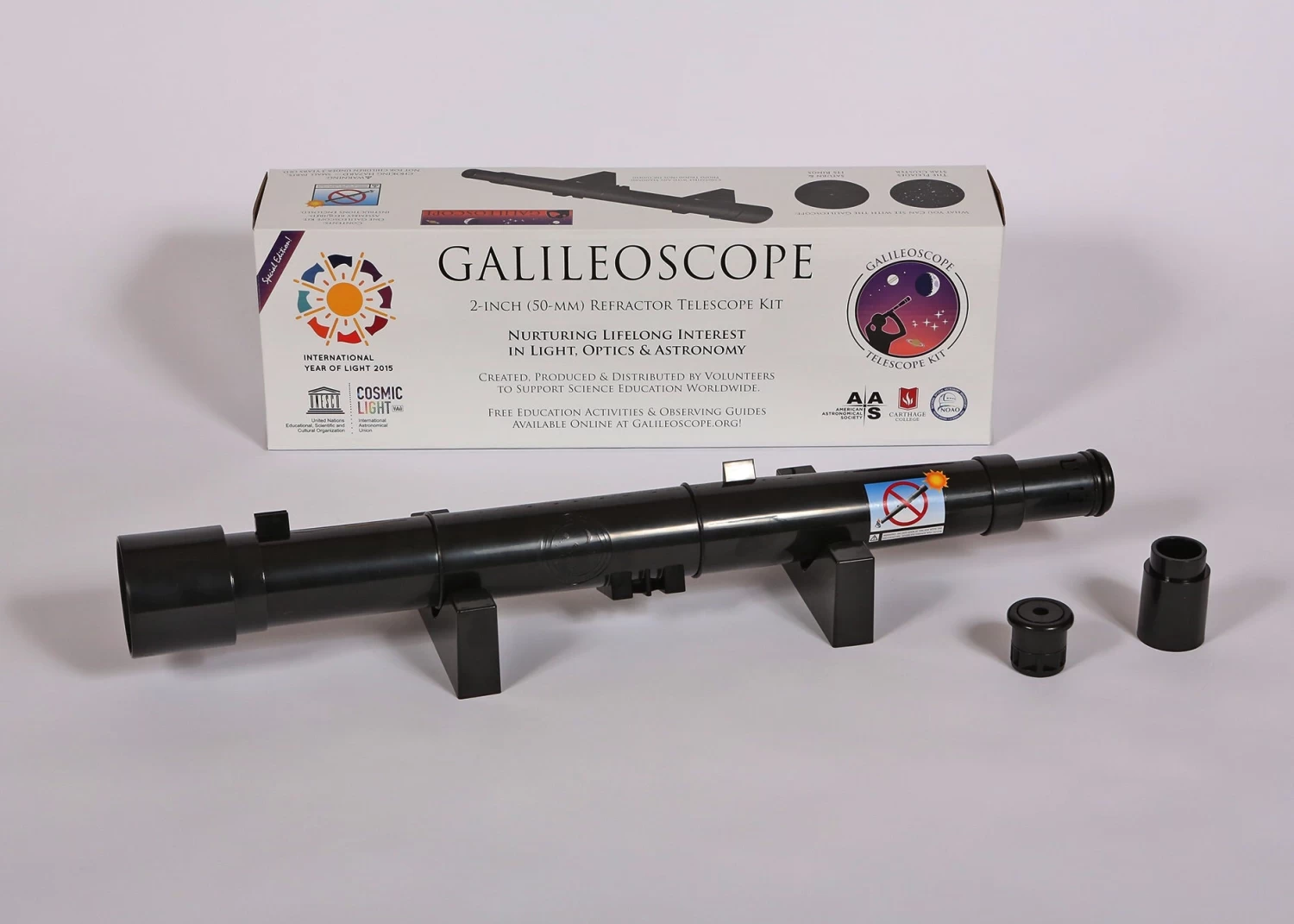 Galileoscope Refractor Telescope STEM Kit - GSCOPE - Image 2